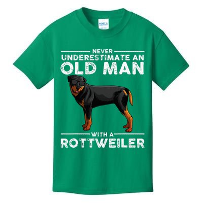 Rottweiler Designs For Dad Grandpa Rottie Lovers Kids T-Shirt