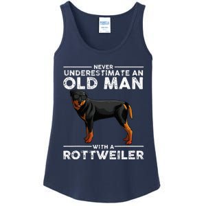 Rottweiler Designs For Dad Grandpa Rottie Lovers Ladies Essential Tank