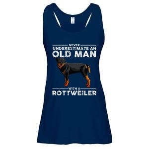 Rottweiler Designs For Dad Grandpa Rottie Lovers Ladies Essential Flowy Tank