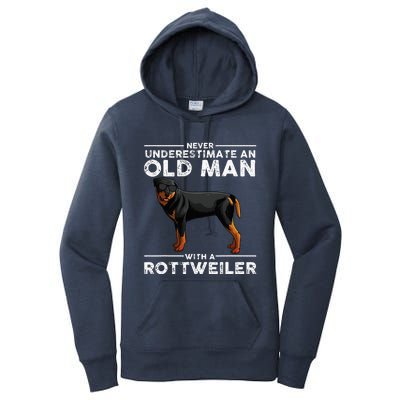 Rottweiler Designs For Dad Grandpa Rottie Lovers Women's Pullover Hoodie