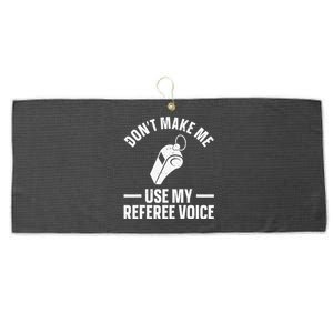 Referee Design For Reffing Ref Sport Referee Large Microfiber Waffle Golf Towel