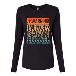 Retirement Design For Women Retiree Retired Womens Cotton Relaxed Long Sleeve T-Shirt