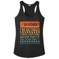 Retirement Design For Women Retiree Retired Ladies PosiCharge Competitor Racerback Tank