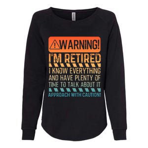 Retirement Design For Women Retiree Retired Womens California Wash Sweatshirt