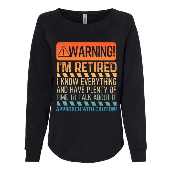 Retirement Design For Women Retiree Retired Womens California Wash Sweatshirt