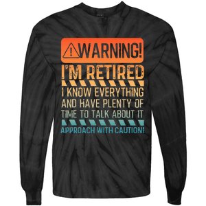 Retirement Design For Women Retiree Retired Tie-Dye Long Sleeve Shirt