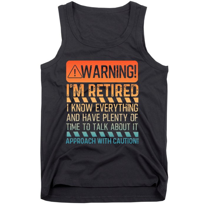 Retirement Design For Women Retiree Retired Tank Top