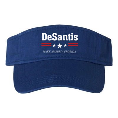 Ron Desantis For President 2024 Election Proud Republican Valucap Bio-Washed Visor