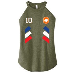 Retro10 Dutch Football Netherlands Soccer Netherlands Flag Women’s Perfect Tri Rocker Tank