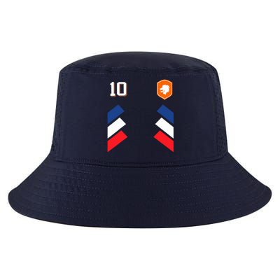 Retro10 Dutch Football Netherlands Soccer Netherlands Flag Cool Comfort Performance Bucket Hat