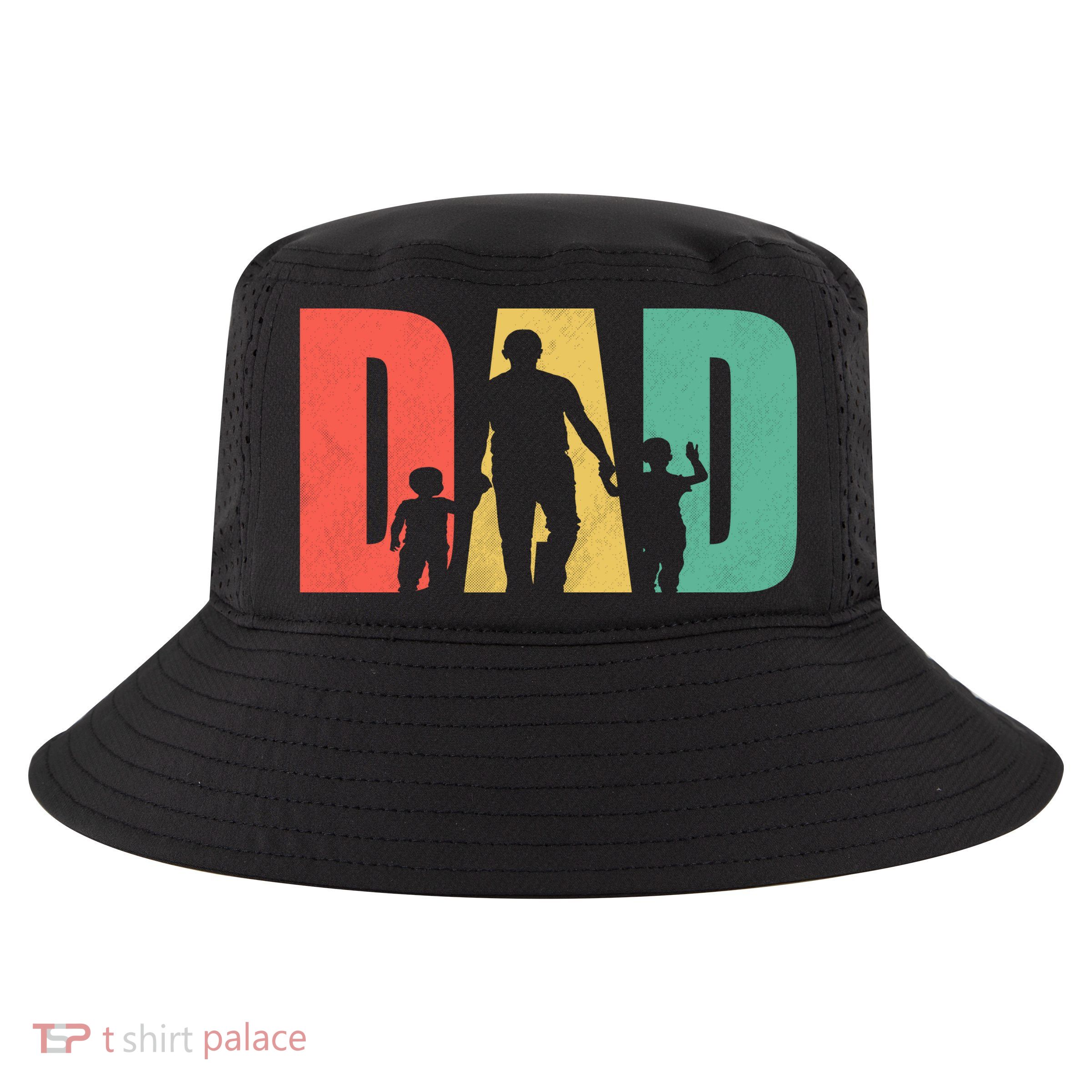 Retro Dad Fathers Day Gift Cool Comfort Performance Bucket Hat