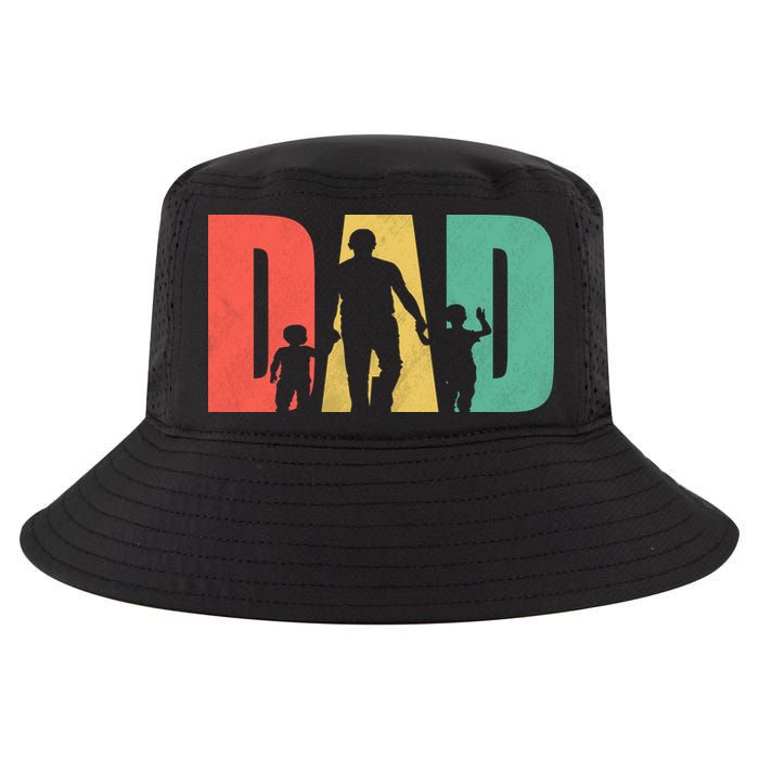 Retro Dad Fathers Day Gift Cool Comfort Performance Bucket Hat