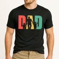 Retro Dad Fathers Day Gift Cooling Performance Crew T-Shirt