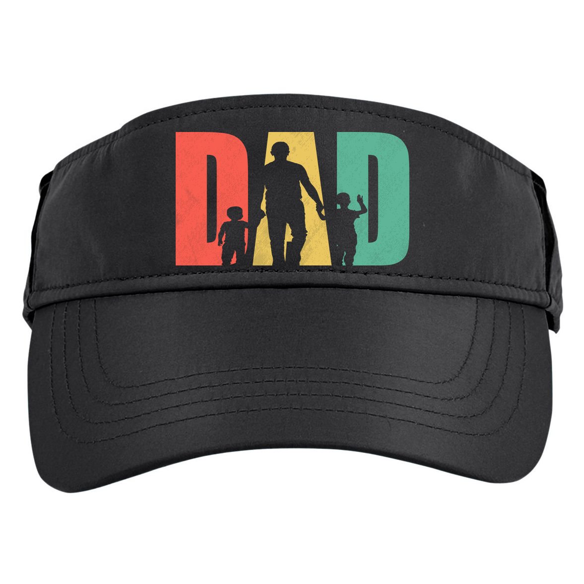 Retro Dad Fathers Day Gift Adult Drive Performance Visor