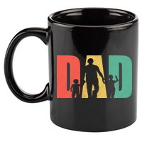 Retro Dad Fathers Day Gift 11oz C Handle Ceramic Mug
