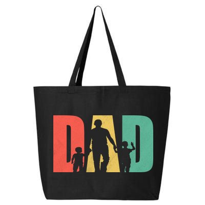 Retro Dad Fathers Day Gift 25L Jumbo Tote