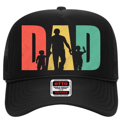 Retro Dad Fathers Day Gift Trucker Hat