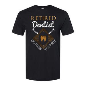 Retired Dentist Funny Dentist Retirement Gift Softstyle CVC T-Shirt