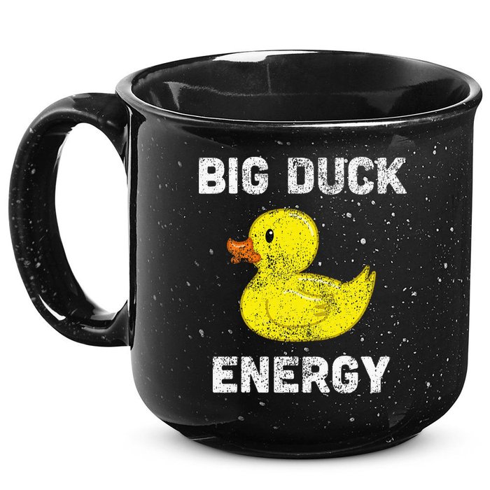 Rubber Ducky Funny Meme Big Duck Energy 15oz Campfire Ceramic Mug