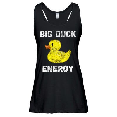 Rubber Ducky Funny Meme Big Duck Energy Ladies Essential Flowy Tank