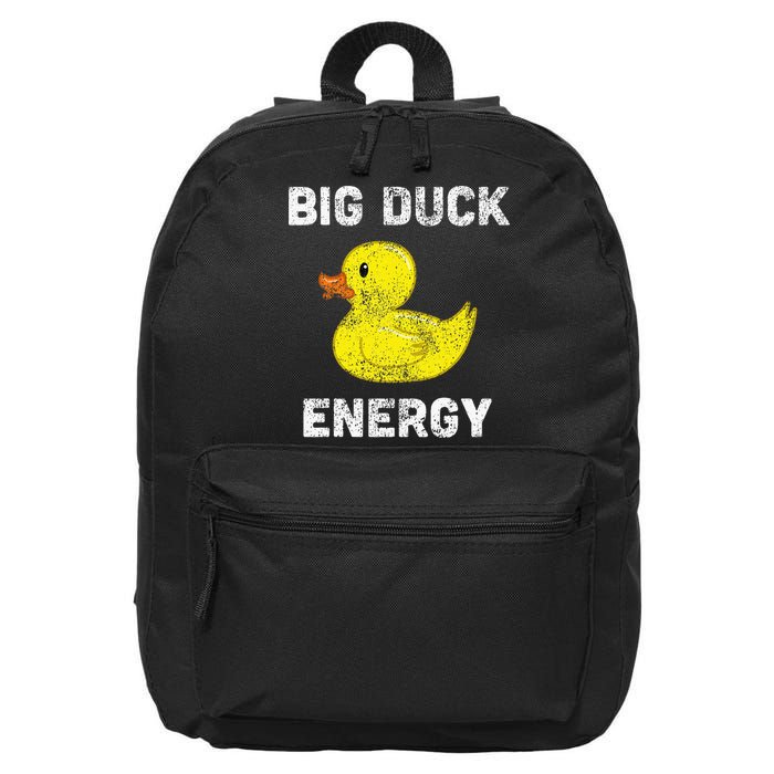 Rubber Ducky Funny Meme Big Duck Energy 16 in Basic Backpack