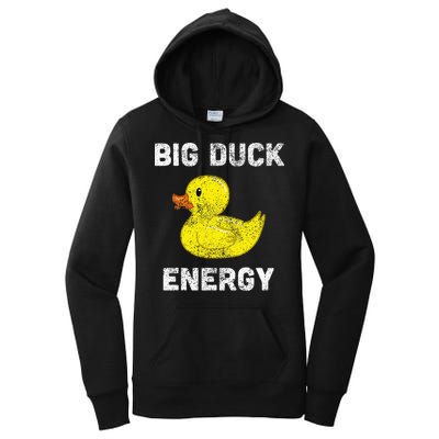 Rubber Ducky Funny Meme Big Duck Energy Women's Pullover Hoodie