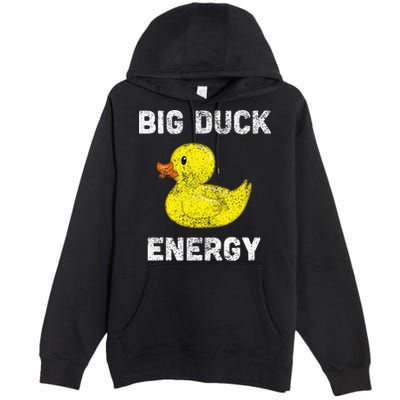 Rubber Ducky Funny Meme Big Duck Energy Premium Pullover Hoodie