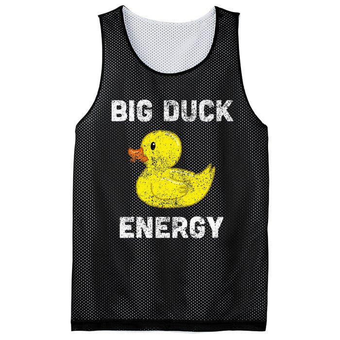 Rubber Ducky Funny Meme Big Duck Energy Mesh Reversible Basketball Jersey Tank