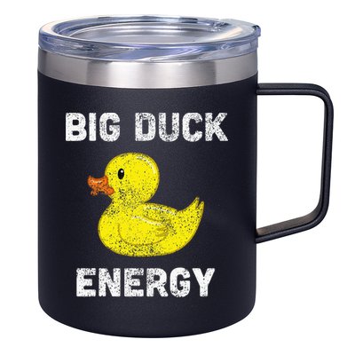 Rubber Ducky Funny Meme Big Duck Energy 12oz Stainless Steel Coffee Mug