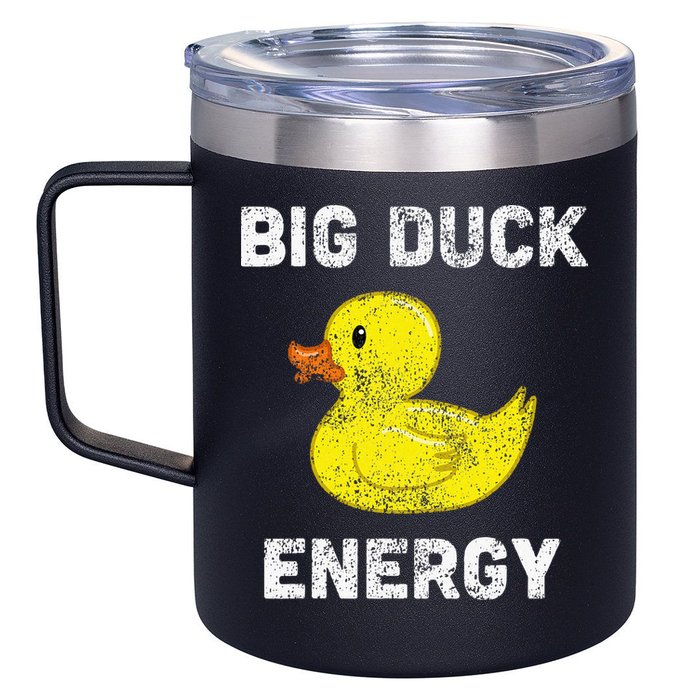 Rubber Ducky Funny Meme Big Duck Energy 12oz Stainless Steel Coffee Mug