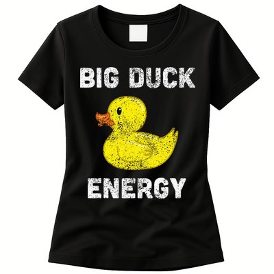 Rubber Ducky Funny Meme Big Duck Energy Womens T-Shirt