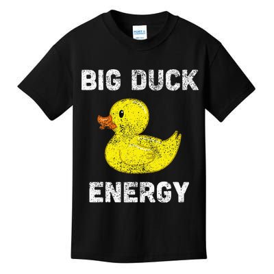 Rubber Ducky Funny Meme Big Duck Energy Kids T-Shirt