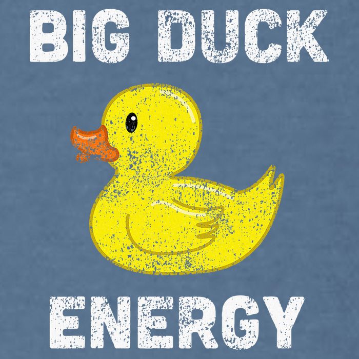 Rubber Ducky Funny Meme Big Duck Energy Garment-Dyed Sweatshirt