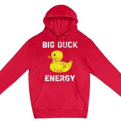 Rubber Ducky Funny Meme Big Duck Energy Premium Pullover Hoodie