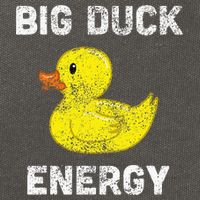 Rubber Ducky Funny Meme Big Duck Energy Cotton Canvas Backpack