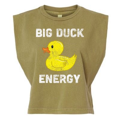 Rubber Ducky Funny Meme Big Duck Energy Garment-Dyed Women's Muscle Tee