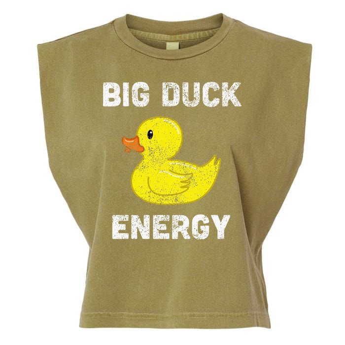 Rubber Ducky Funny Meme Big Duck Energy Garment-Dyed Women's Muscle Tee