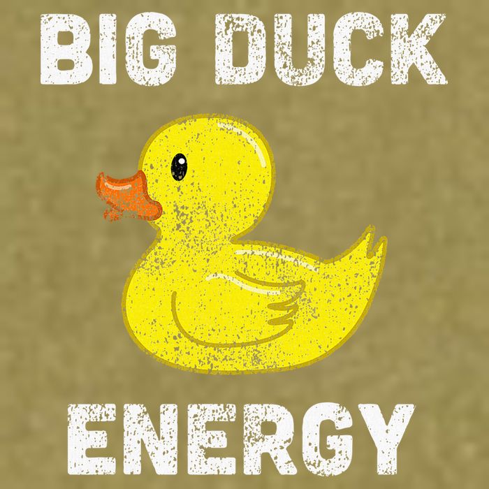 Rubber Ducky Funny Meme Big Duck Energy Garment-Dyed Women's Muscle Tee