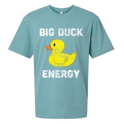 Rubber Ducky Funny Meme Big Duck Energy Sueded Cloud Jersey T-Shirt