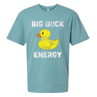 Rubber Ducky Funny Meme Big Duck Energy Sueded Cloud Jersey T-Shirt