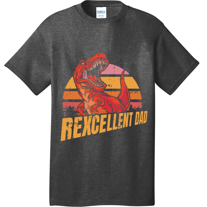 Rexcellent Dad Fathers Day Retro Papa Grandpa T-Shirt