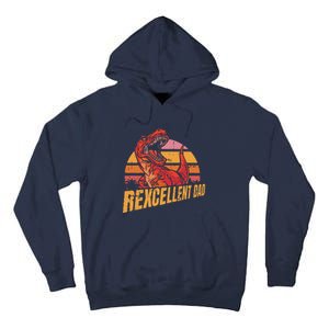 Rexcellent Dad Fathers Day Retro Papa Grandpa Tall Hoodie