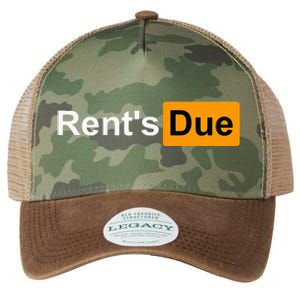 RentS Due Funny Rent Is Due Roommates Bodybuilding Legacy Tie Dye Trucker Hat