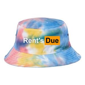 RentS Due Funny Rent Is Due Roommates Bodybuilding Tie Dye Newport Bucket Hat