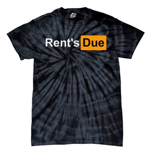 RentS Due Funny Rent Is Due Roommates Bodybuilding Tie-Dye T-Shirt