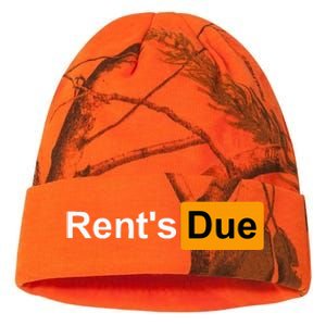 RentS Due Funny Rent Is Due Roommates Bodybuilding Kati Licensed 12" Camo Beanie