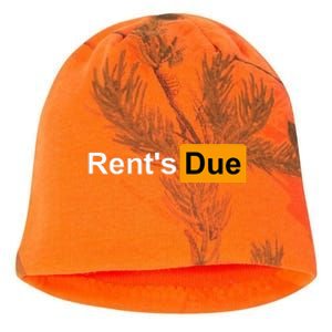 RentS Due Funny Rent Is Due Roommates Bodybuilding Kati - Camo Knit Beanie