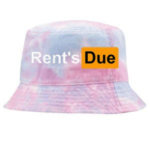 RentS Due Funny Rent Is Due Roommates Bodybuilding Tie-Dyed Bucket Hat