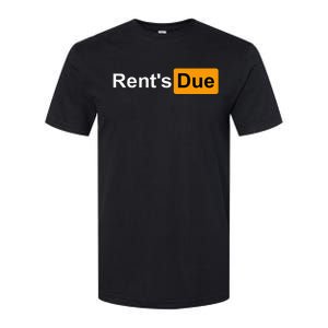 RentS Due Funny Rent Is Due Roommates Bodybuilding Softstyle CVC T-Shirt