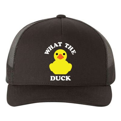 Rubber Ducky, Funny Pun What The DUCK Yupoong Adult 5-Panel Trucker Hat